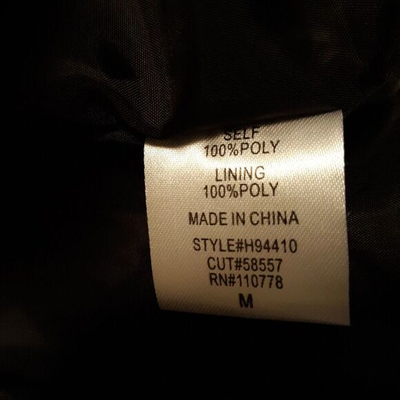 Super Soft Light Weight Jacket in Size Medium Faux Leather Trim Zip Pockets EUC - Picture 8 of 9